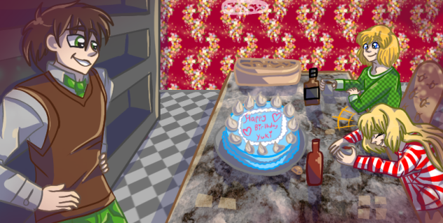 At a bar for Birthday Celebrations