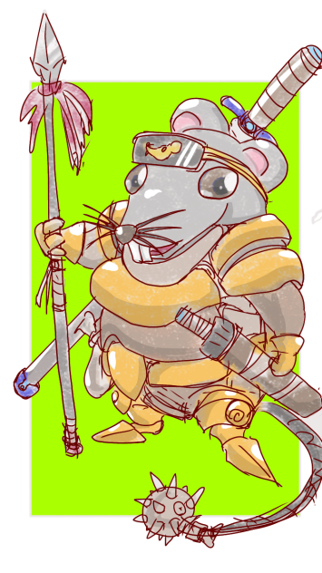 ネズミ族の戦士 りっくん