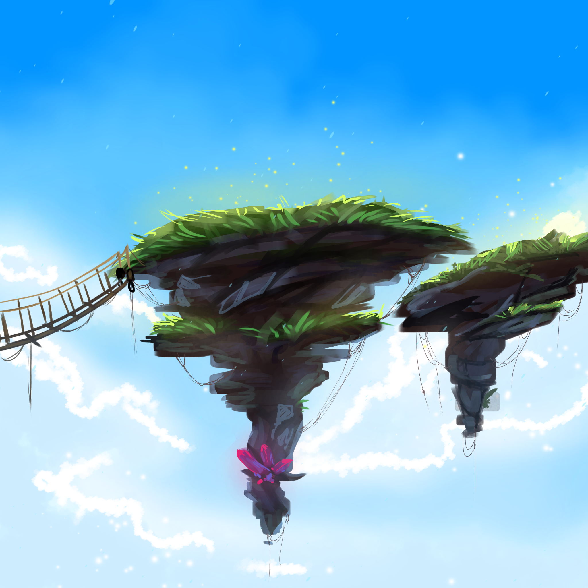 Flying Islands - ibisPaint