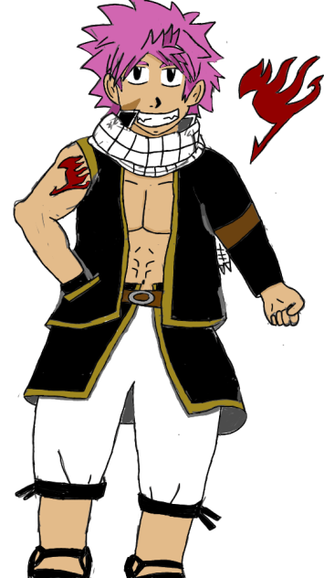 Natsu dragneel Fan art Manga style