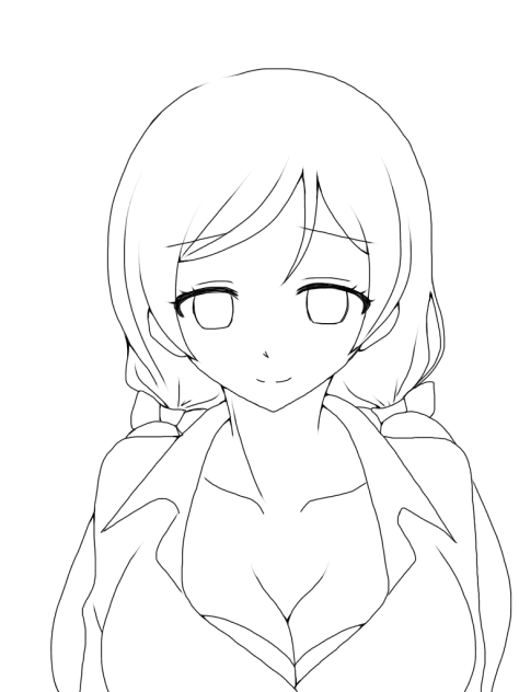 東条希 線画