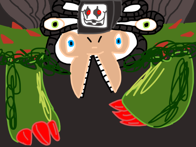 flowey boss - undertale - ibisPaint