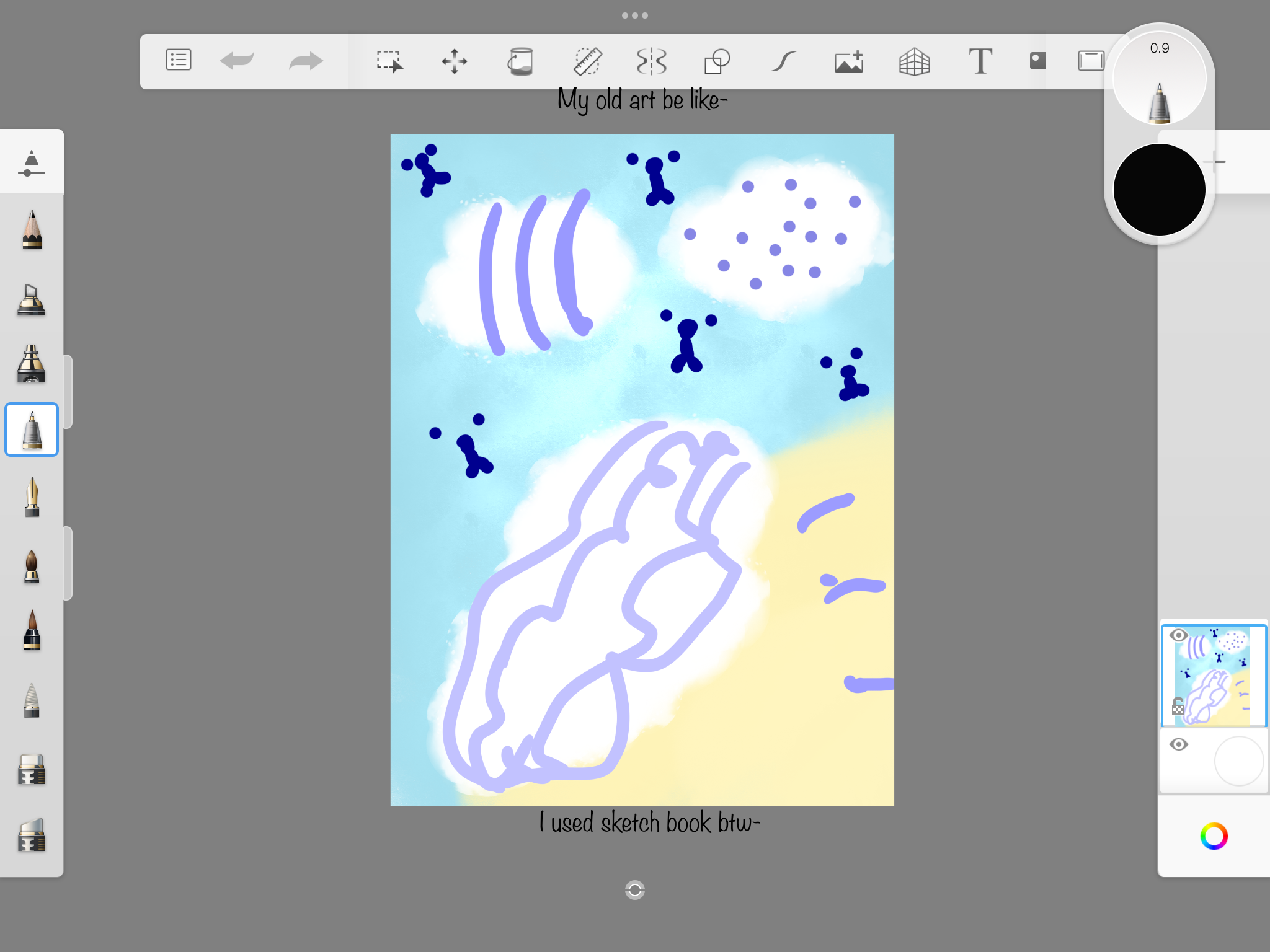 My old art be like- - ibisPaint