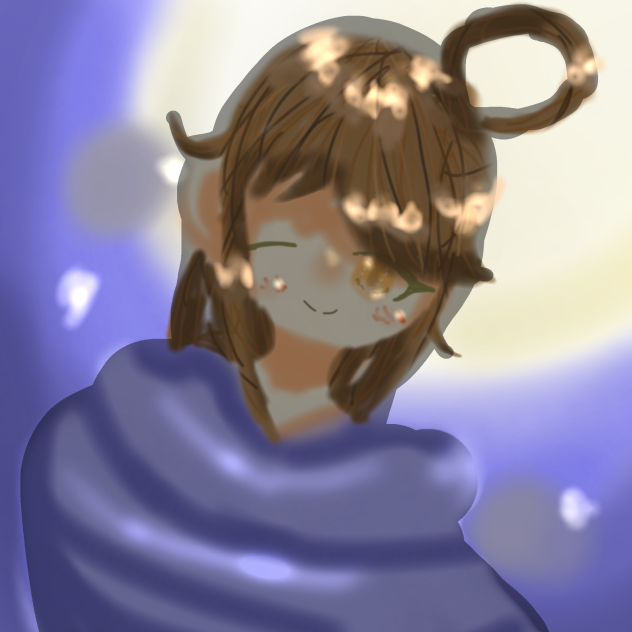 夜空の笑顔