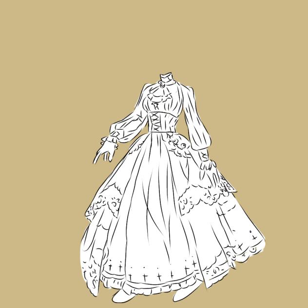 vestido con escote