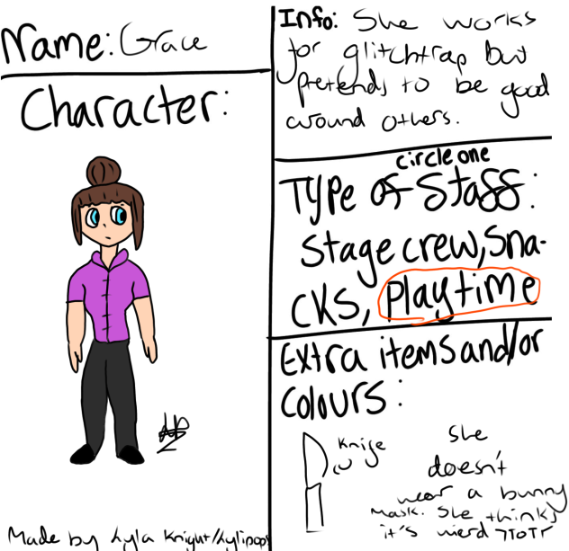 Character for the daycare