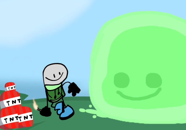 the slimbomb challenge with lMinegamer