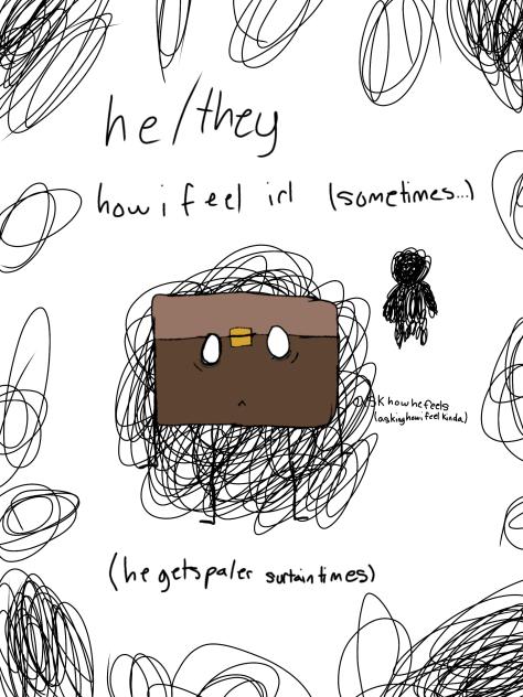 my oc. this chest I how I feel irl.
