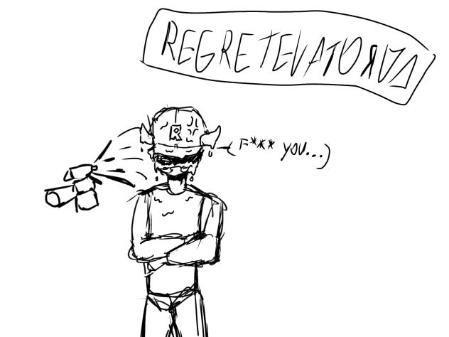 smol regretevator scetch