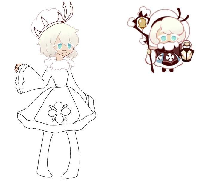cotton cookie redesign wip - ibisPaint