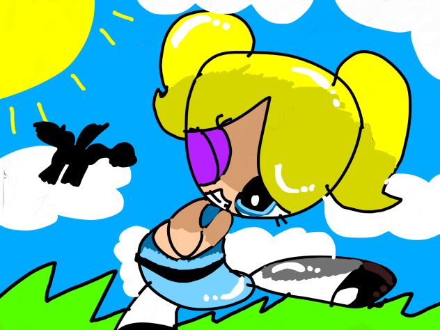 Bubbles sunny, funny day!