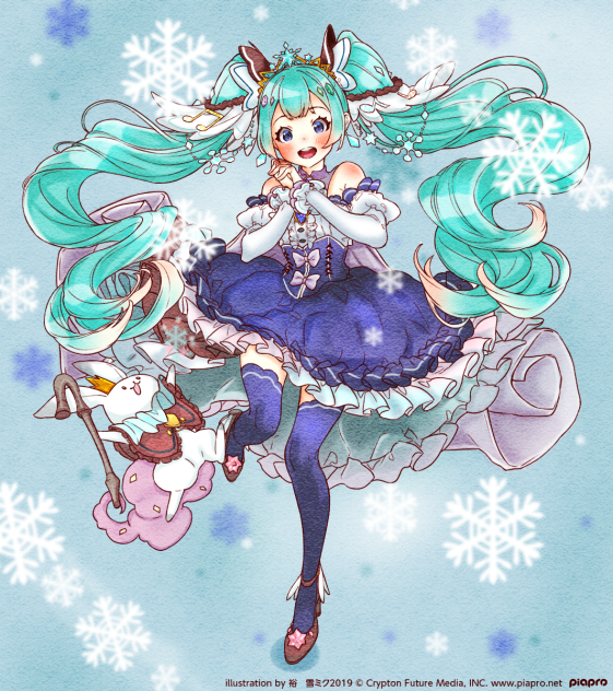 雪ミク （塗りマス）