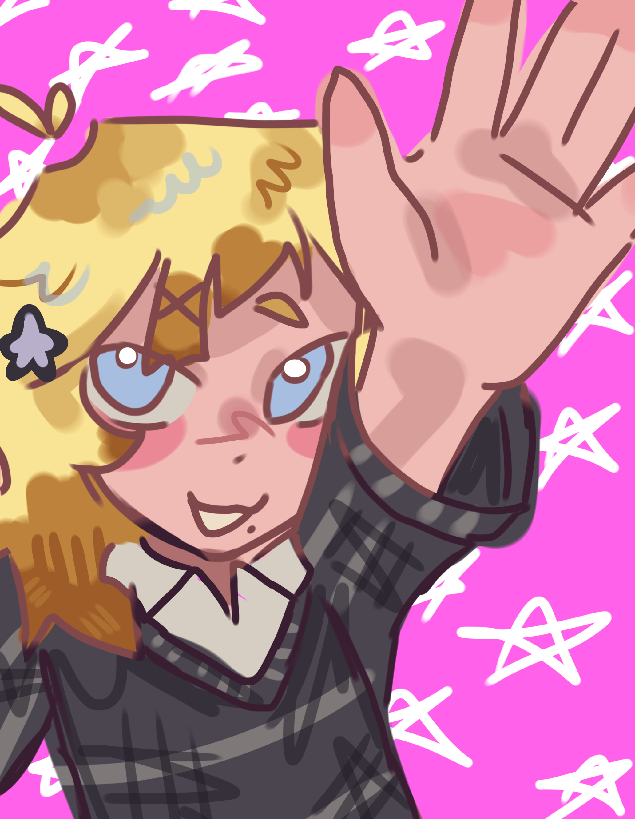 I got slightly lazy - ibisPaint