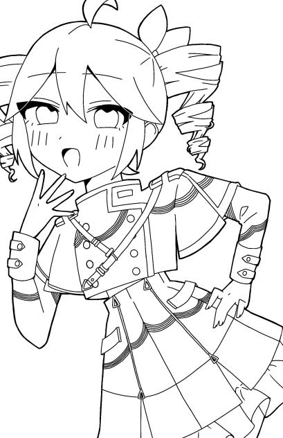 テト生誕祭線画