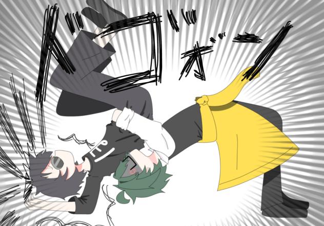 必殺後ろ背負い投げ♡！