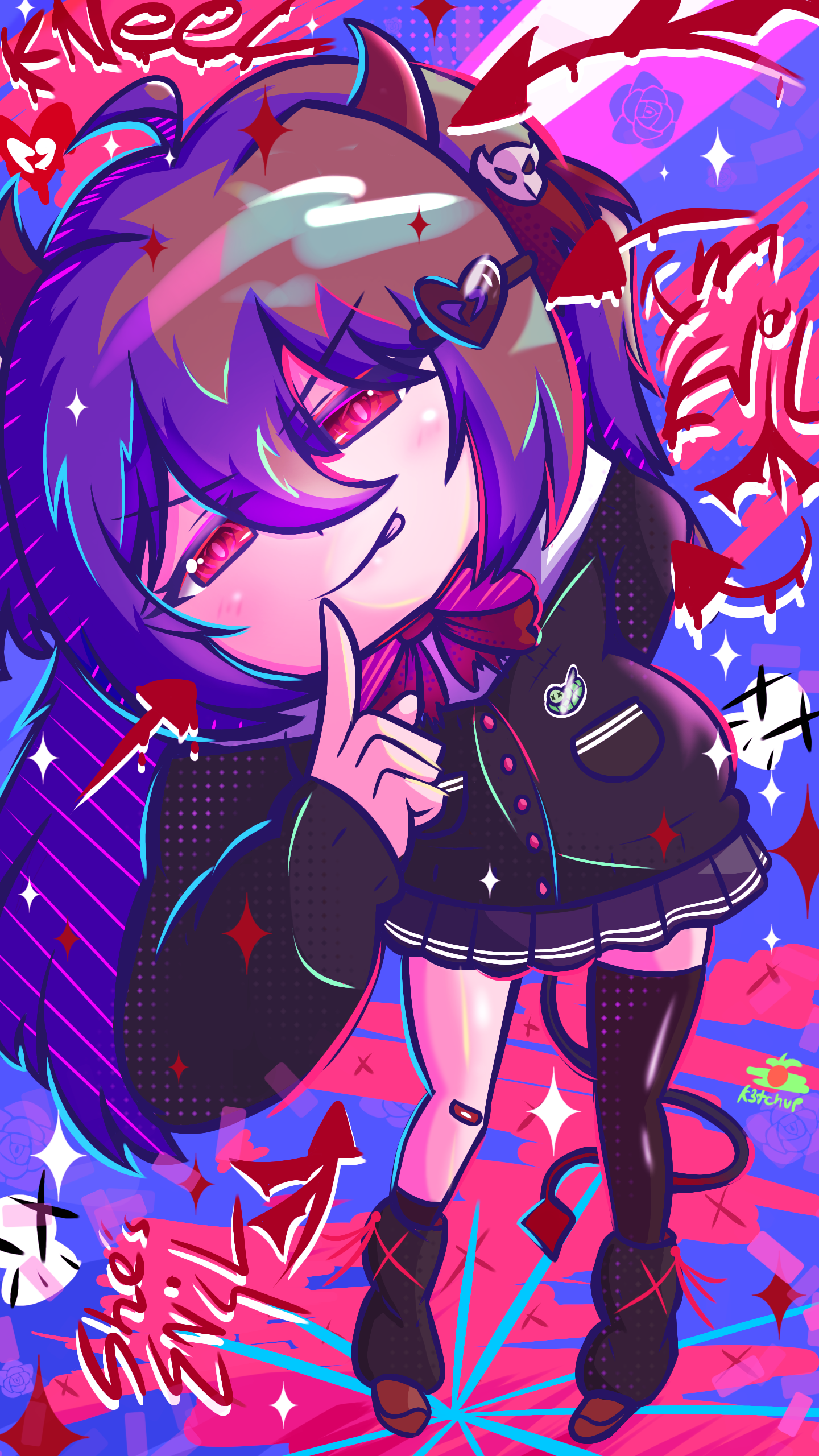 She’s evil - ibisPaint