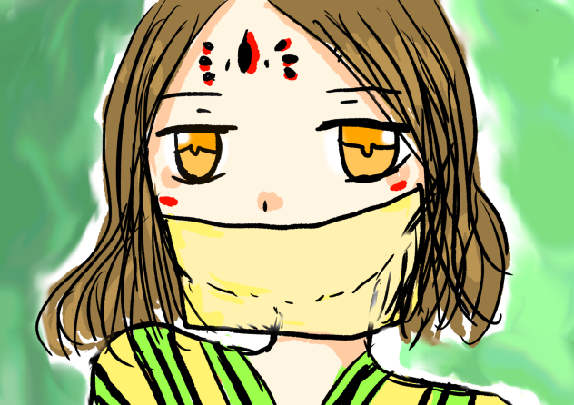 森の中から