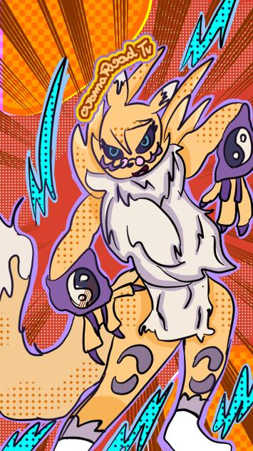 Electric Blue Renamon