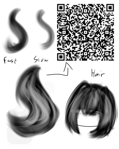 Hair test - ibisPaint