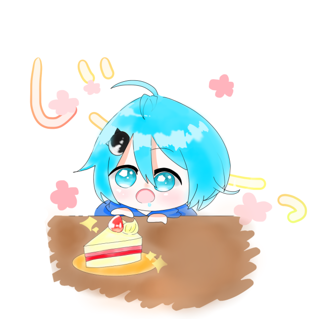 そらねこ君とケーキ