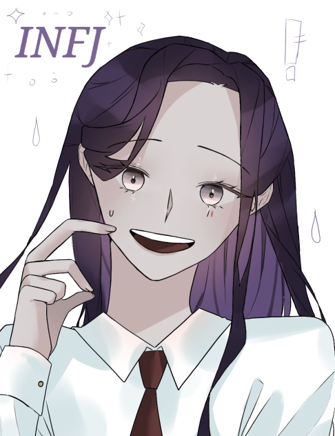 INFJ 그리기💜💚 ver.2