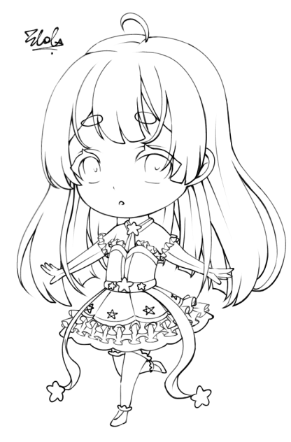 Myfirstchibi-lineart