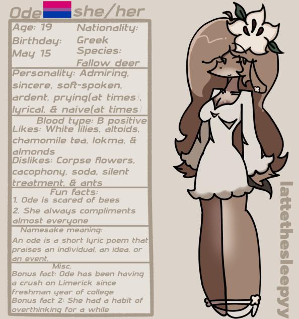 Ode info sheet