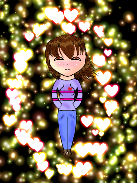 Frisk of undertale (anime version)