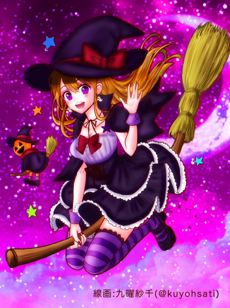 紗千様の線画をお借りしました！