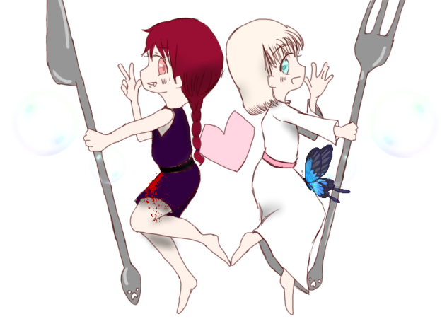 天使と悪魔のお食事タイム