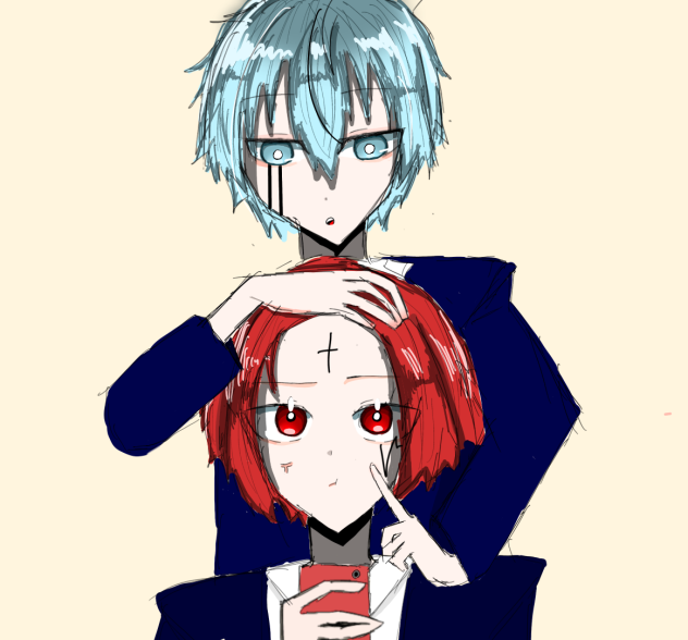 赤と青