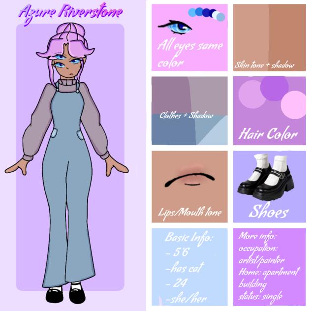 Oc Azure rework + Character Sheet