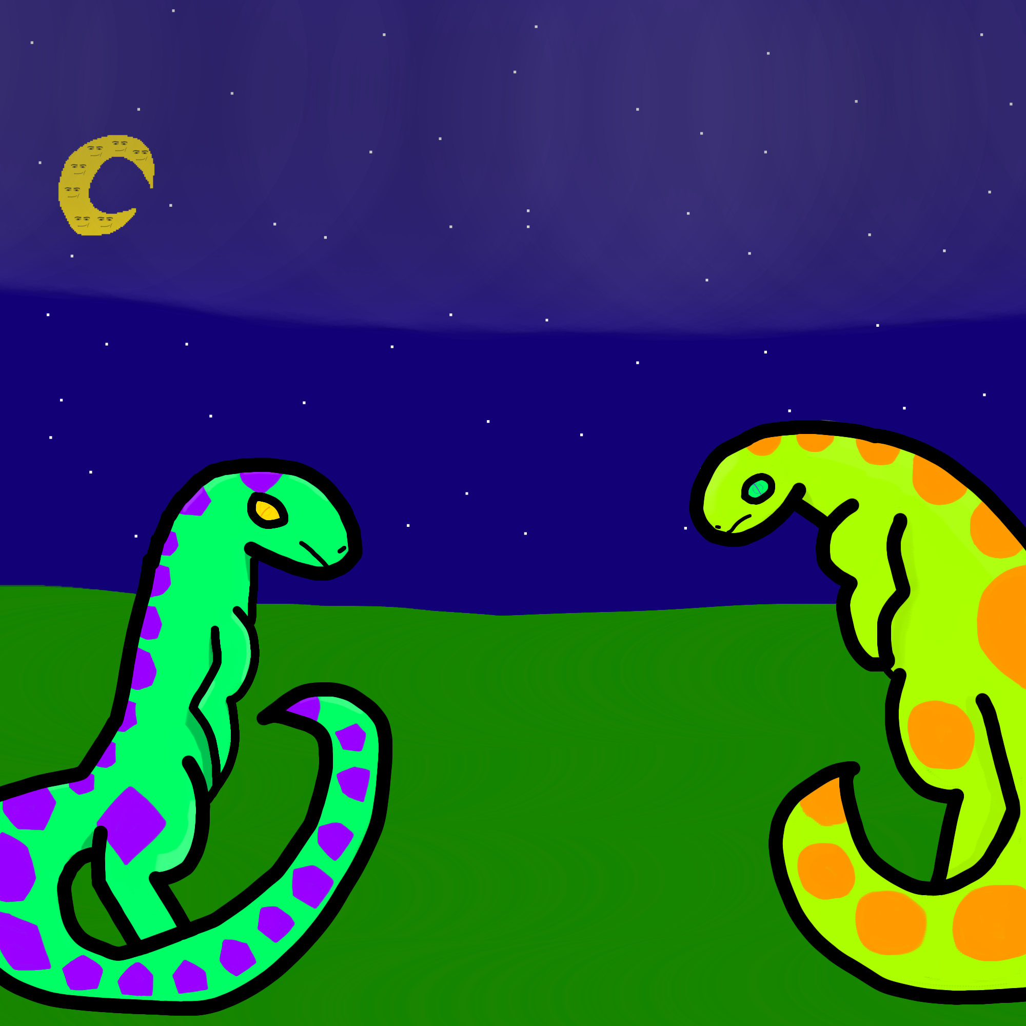 The Twin Snakes - ibisPaint