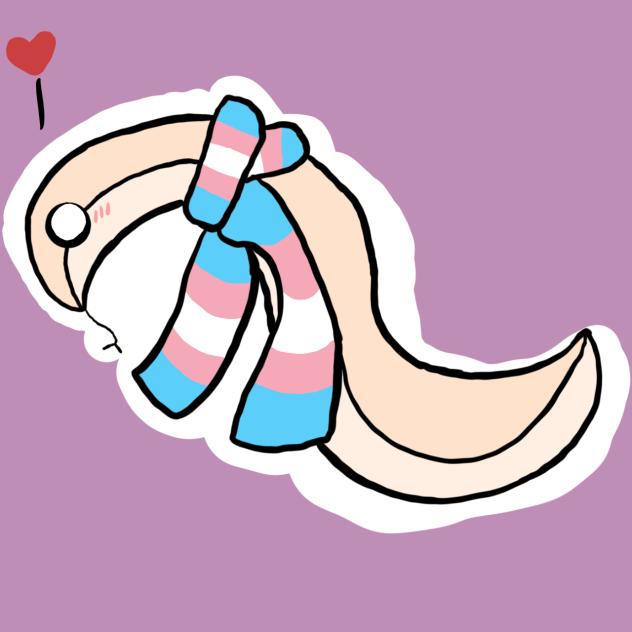Silly trans worm snake thing🏳️‍⚧️