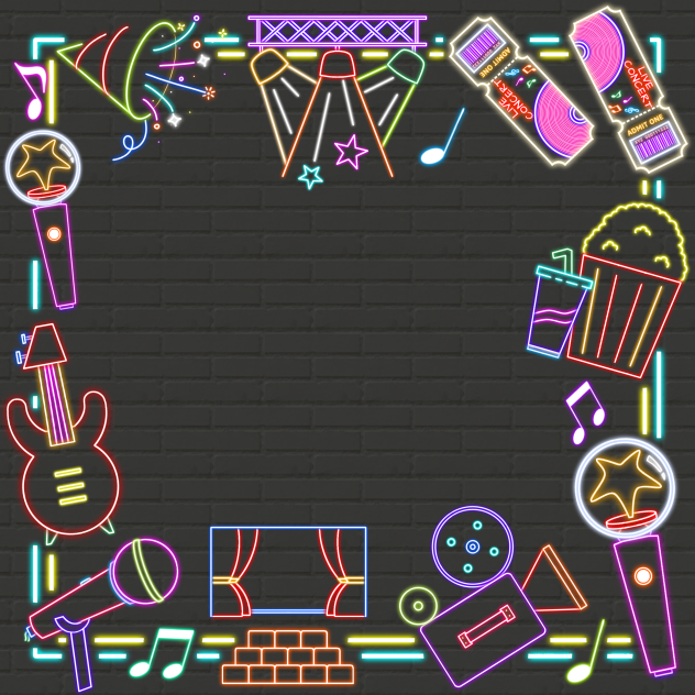 neon signs background