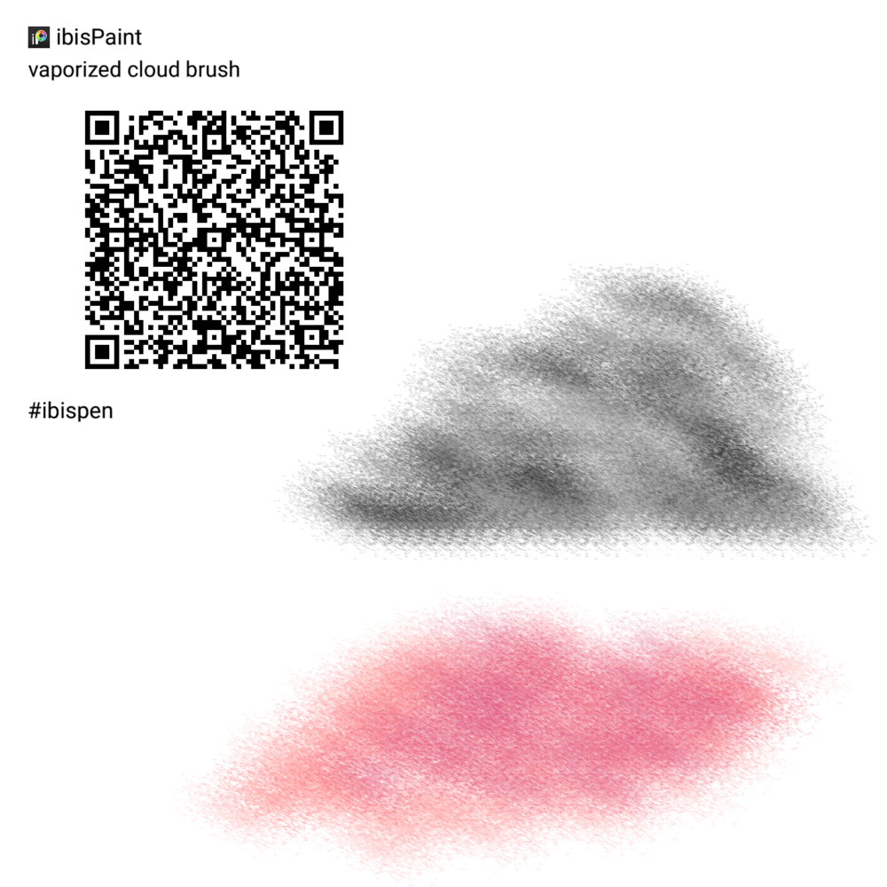 vaporized cloud brush - ibisPaint