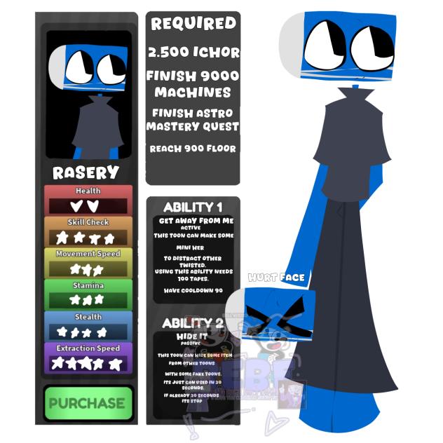 rasery the eraser! (change oc again 🤑💅)