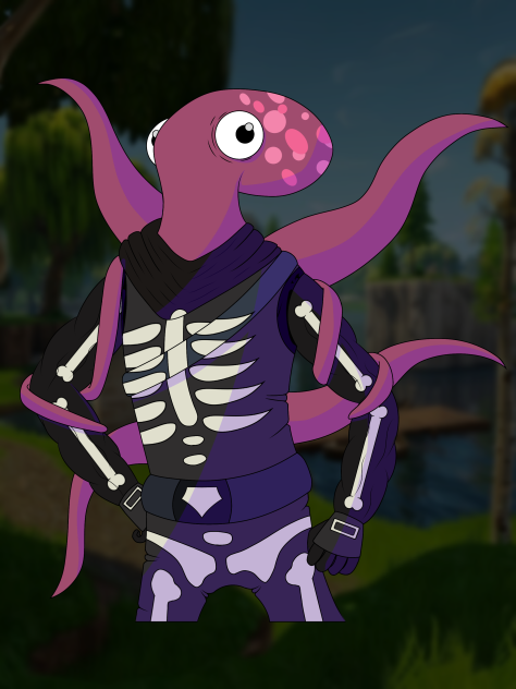 Skull Trooper with Kraken