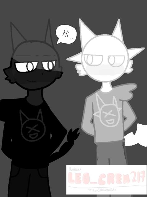 Grey n wenda hoodie version! LEO_CREW217