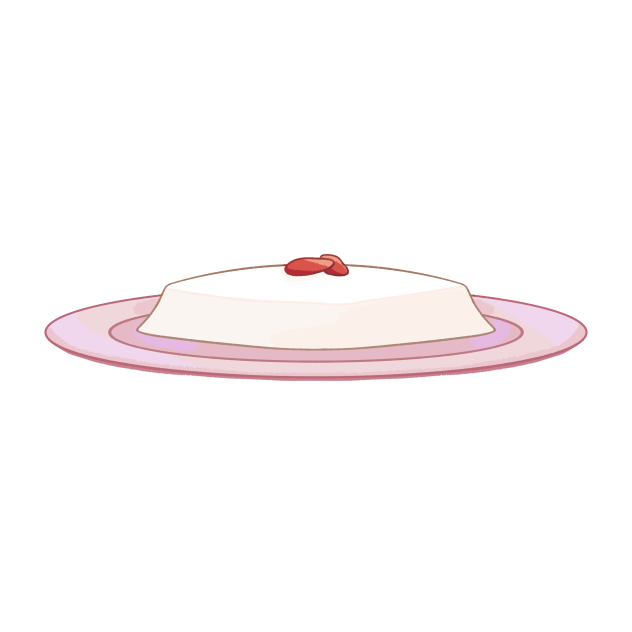 杏仁豆腐　横