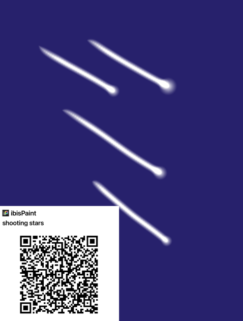 Shooting stars brush