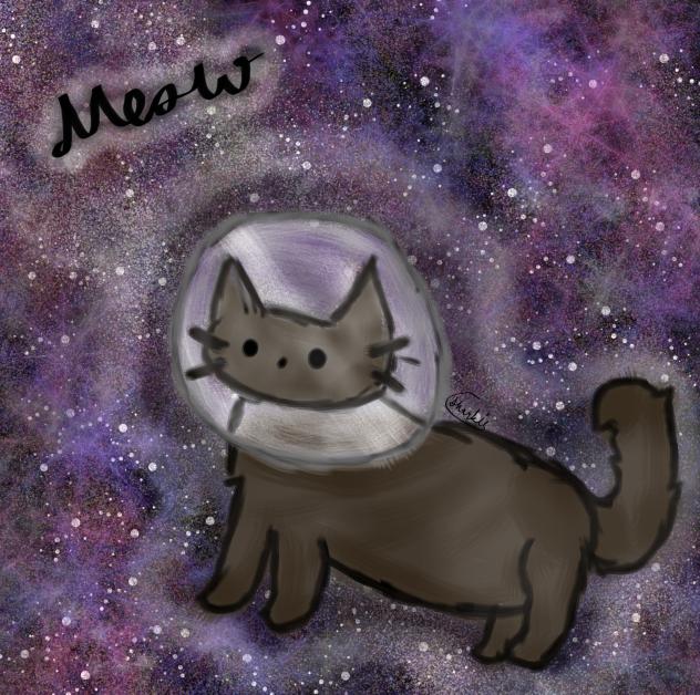 Space Cat 🌌🐱 - ibisPaint