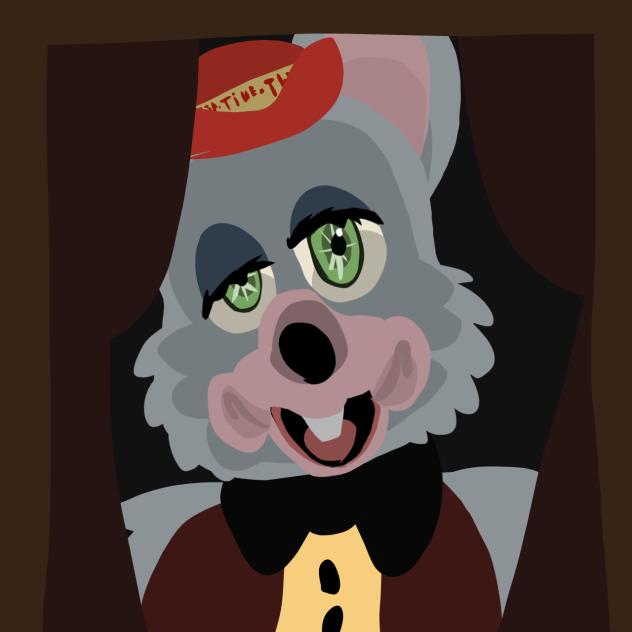 drew a cec animatronic with lasso tool