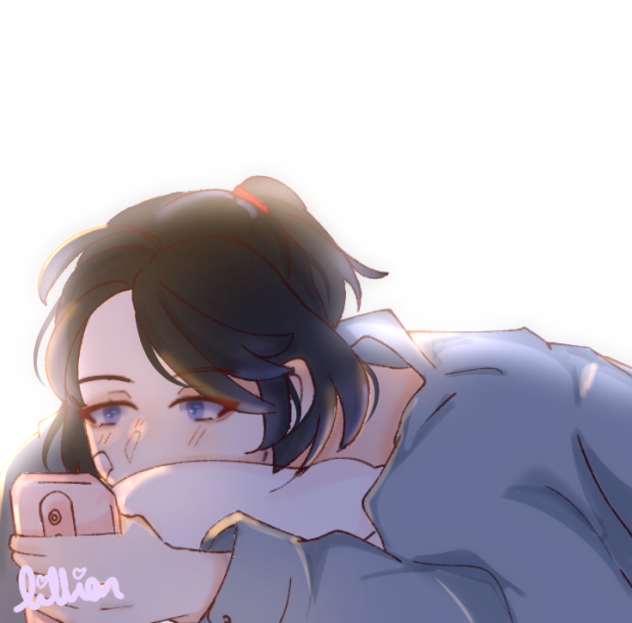 chilling 💙🖤