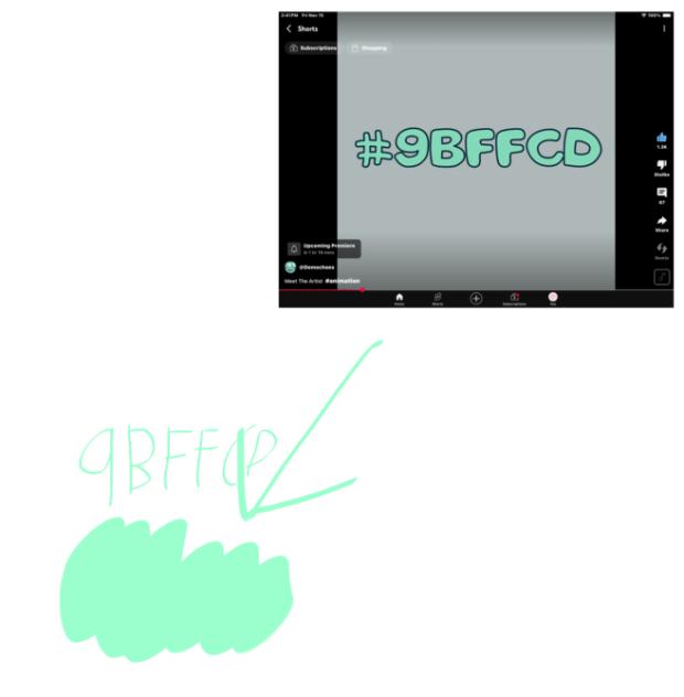 I found this color hex on a YouTube vid