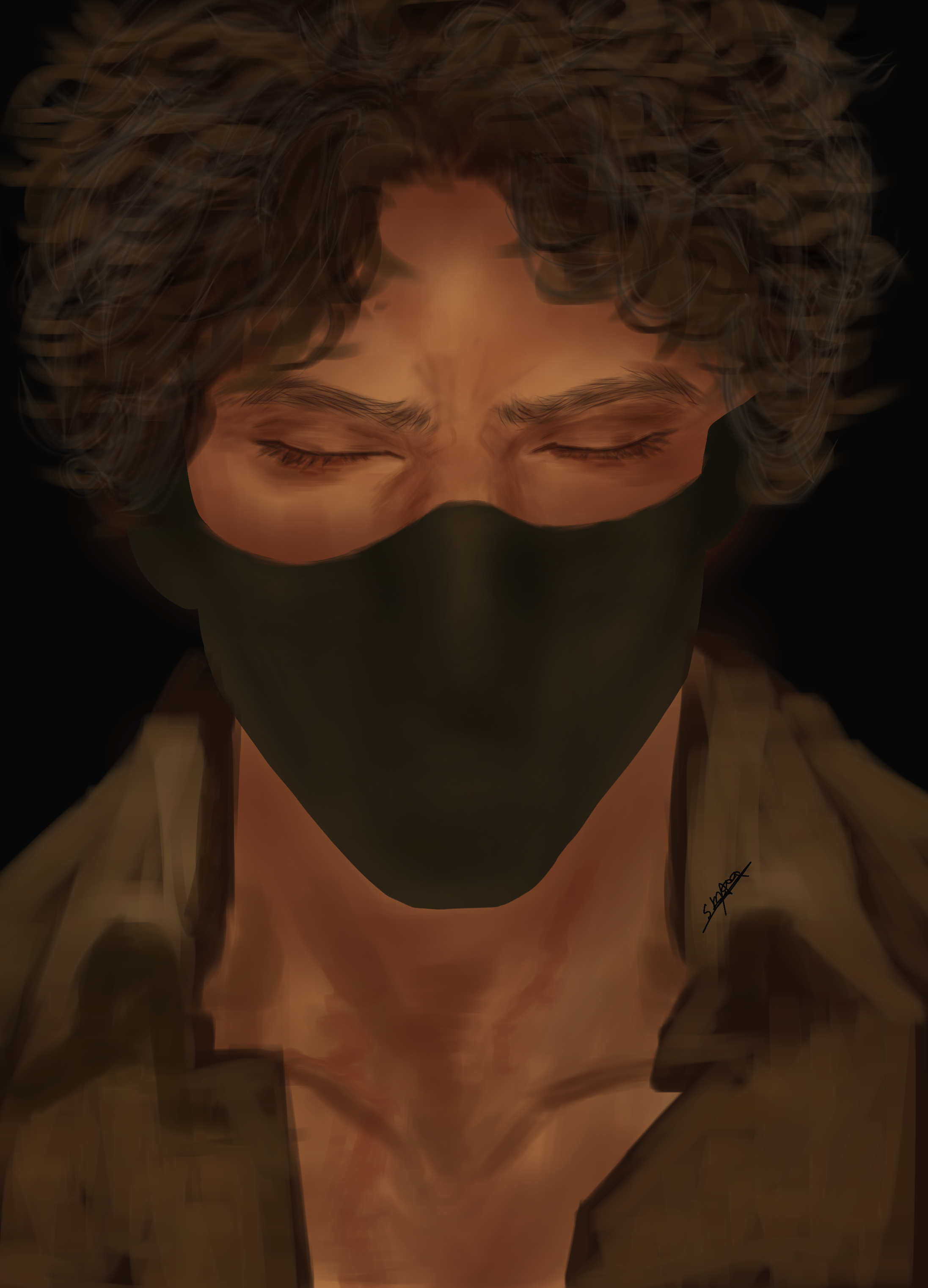 Mask man - ibisPaint