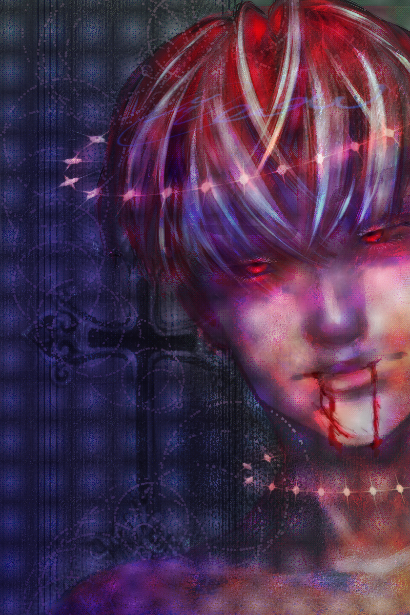 Vampire (with more glow) - ibisPaint