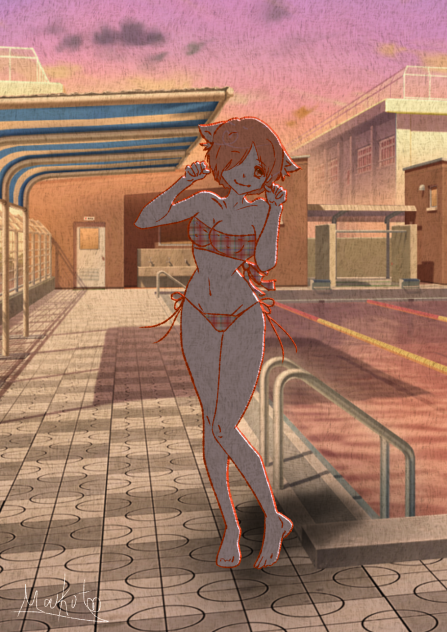 水着にゃん