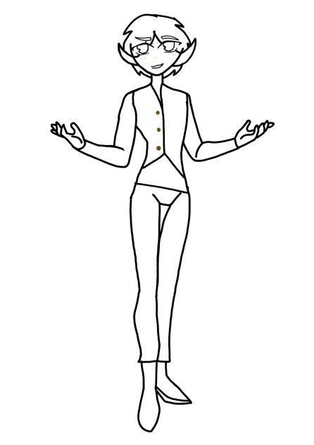 My Dnd character line art - ibisPaint