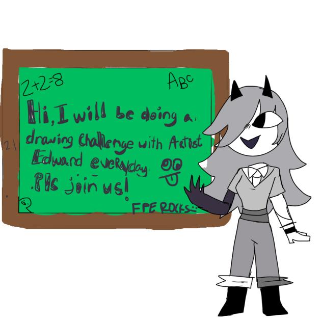 Drawing challenge with Edward!!